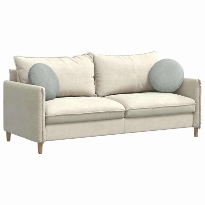 Възглавници за седалки 2 pcs Светлосиво Ø 40 x 13 см Кадифе