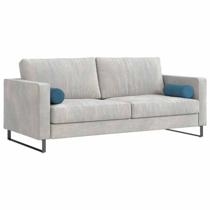 Възглавници валяци 2 pcs Синьо Ø 15 x 40 см Кордюрова тъкан