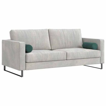 Възглавници валяци 2 pcs Тъмен зелен Ø 15 x 40 см