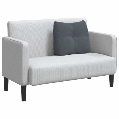 Възглавница за гръб Тъмен сив 60 x 24 x 50 см Кадифе