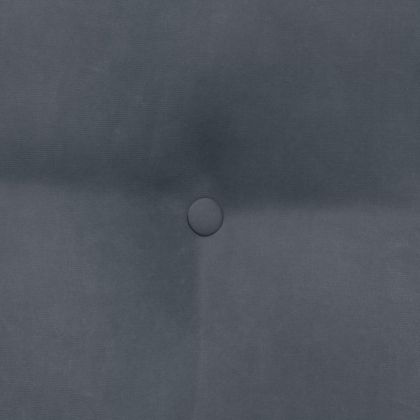 Възглавница за гръб Тъмен сив 60 x 24 x 50 см Кадифе