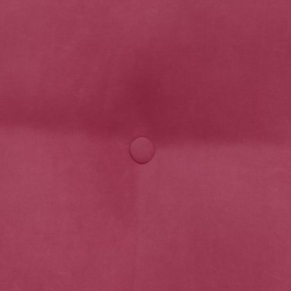 Възглавница за гръб Виненочервен 60 x 24 x 50 см Кадифе
