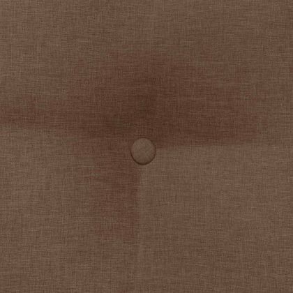 Възглавница за гръб Кафяво 80 x 24 x 50 см текстил