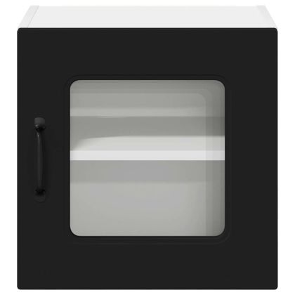 Кухненски шкаф с рафт Черно 40 x 31 x 40 см Инженерно дърво