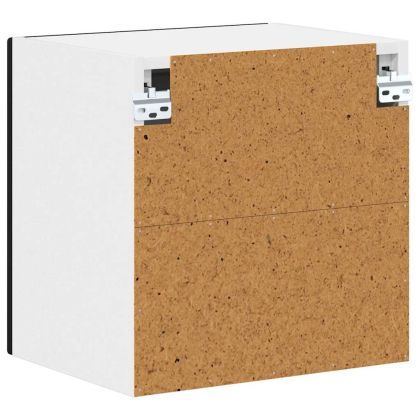 Кухненски шкаф с рафт Черно 40 x 31 x 40 см Инженерно дърво