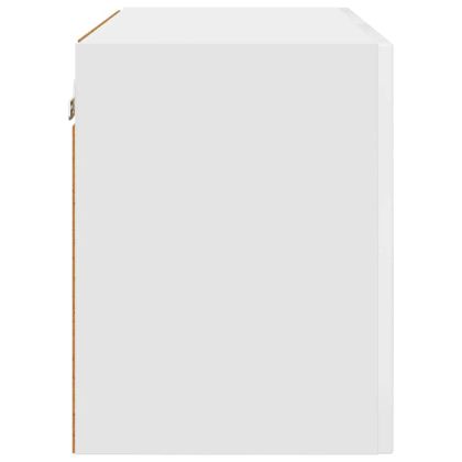 Кухненски шкаф с рафт 2 pcs Лъскаво бяло 60 x 31 x 40 см