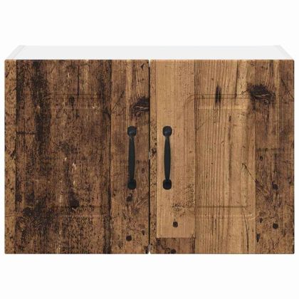 Кухненски шкаф с рафт 2 pcs Старо дърво 60 x 31 x 40 см