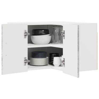 Кухненски шкаф Циментено сиво 57 x 57 x 40 см Инженерно дърво