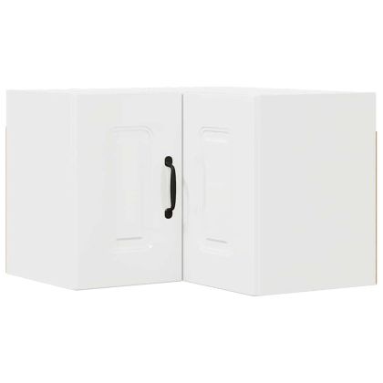 Кухненски шкаф Лъскаво бяло 57 x 57 x 40 см Инженерно дърво