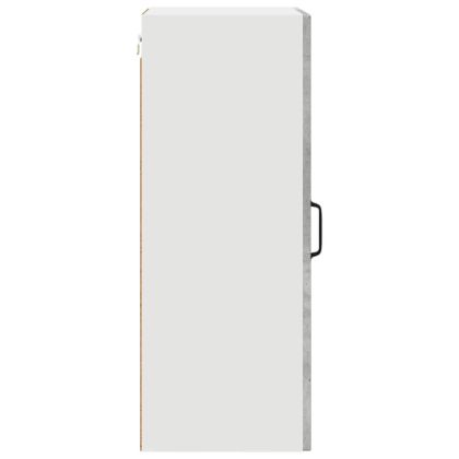 Кухненски шкаф с рафт 2 pcs Циментено сиво 40 x 31 x 80 см