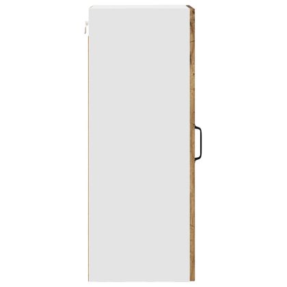 Кухненски шкаф с рафт 2 pcs Старо дърво 30 x 31 x 80 см