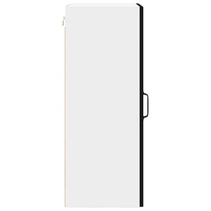 Кухненски шкаф с рафт Черно 40 x 31 x 80 см Инженерно дърво