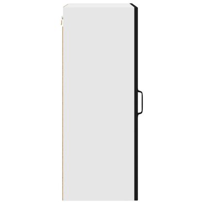 Кухненски шкаф с рафт Черно 50 x 31 x 80 см Инженерно дърво