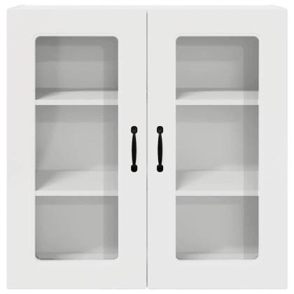 Кухненски шкаф Лъскаво бяло 80 x 31 x 80 см Инженерно дърво