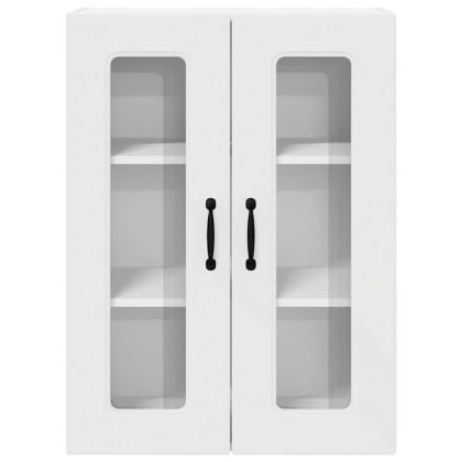 Кухненски шкаф с рафт Бяло 60 x 31 x 80 см Инженерно дърво