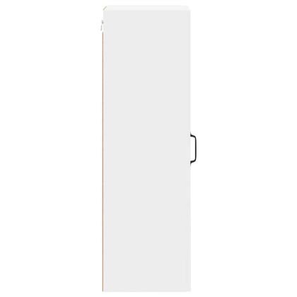 Кухненски шкаф с рафт Бяло 30 x 31 x 100 см Инженерно дърво