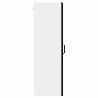 Кухненски шкаф с рафт Черно 30 x 31 x 100 см Инженерно дърво