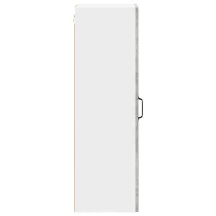 Кухненски шкаф Циментено сиво 30 x 31 x 100 см Инженерно дърво