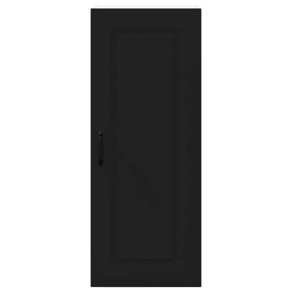 Кухненски шкаф с рафт Черно 40 x 31 x 100 см Инженерно дърво