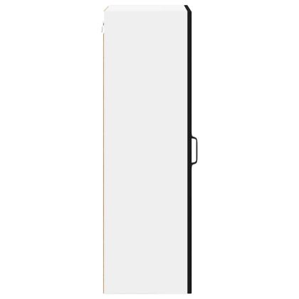 Кухненски шкаф с рафт Черно 40 x 31 x 100 см Инженерно дърво