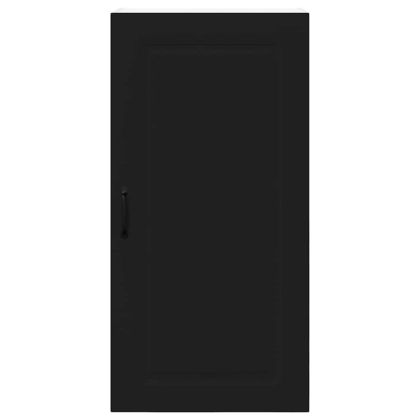 Кухненски шкаф с рафт Черно 50 x 31 x 100 см Инженерно дърво