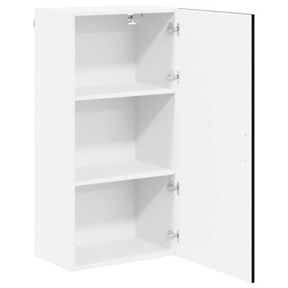 Кухненски шкаф с рафт Черно 50 x 31 x 100 см Инженерно дърво