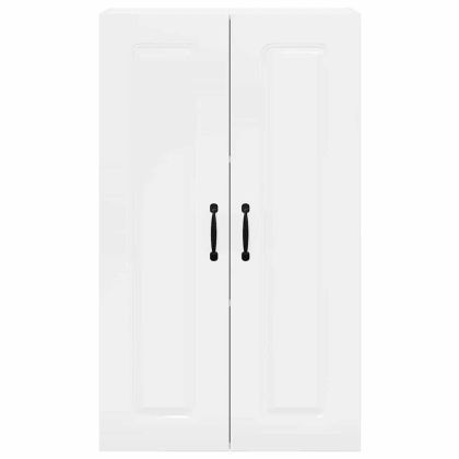 Кухненски шкаф Лъскаво бяло 60 x 31 x 100 см Инженерно дърво