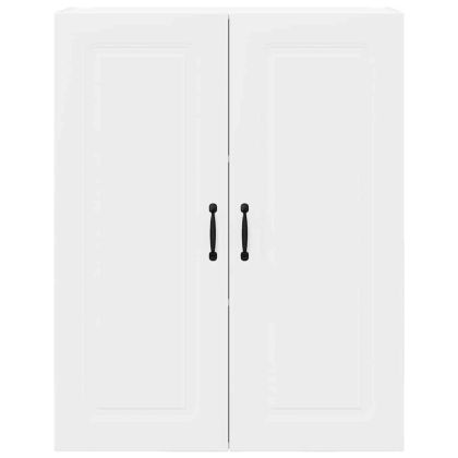 Кухненски шкаф с рафт Бяло 80 x 31 x 100 см Инженерно дърво