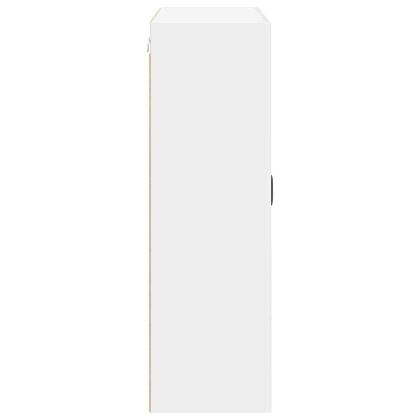 Кухненски шкаф Лъскаво бяло 80 x 31 x 100 см Инженерно дърво