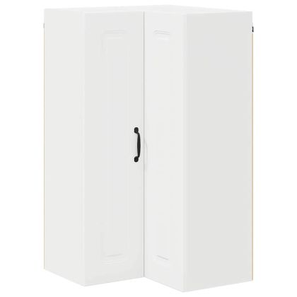 Кухненски шкаф с рафт Бяло 57 x 57 x 100 см Инженерно дърво