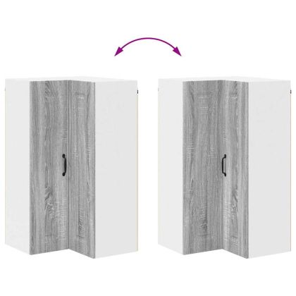 Кухненски шкаф Сив Сонома 57 x 57 x 100 см Инженерно дърво