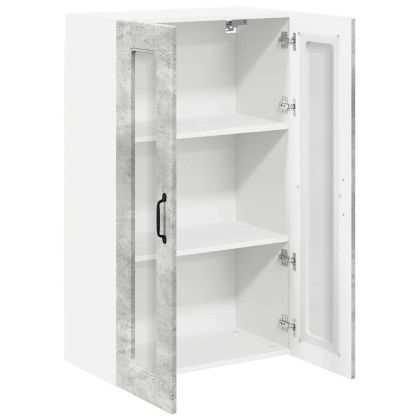 Кухненски шкаф Циментено сиво 60 x 31 x 100 см Инженерно дърво