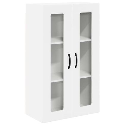 Кухненски шкаф Лъскаво бяло 60 x 31 x 100 см Инженерно дърво