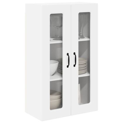 Кухненски шкаф Лъскаво бяло 60 x 31 x 100 см Инженерно дърво