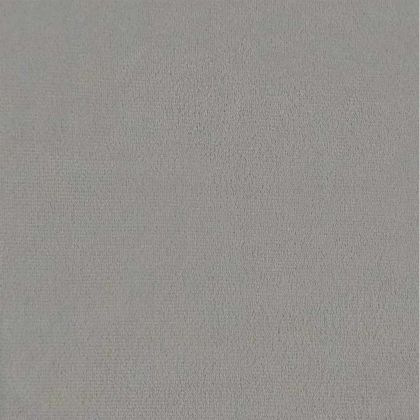 Табуретка с дървени крака, светлосива, кадифе