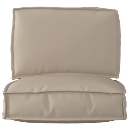 Комплект възглавници за палет 2 pcs Таупе Оксфордска тъкан