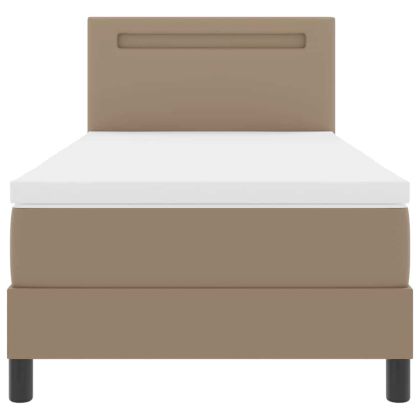 Рамка за легло с матрак Капучино 90 x 200 cm Изкуствена