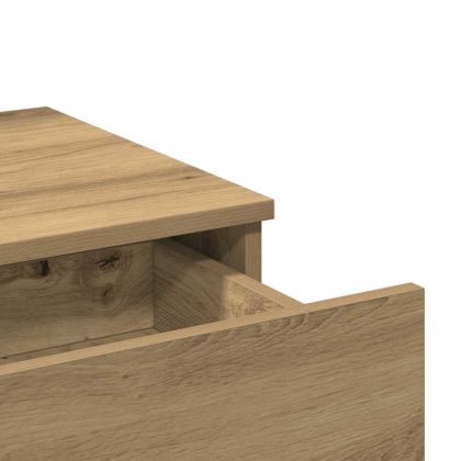 Тоалетка дъб артизан 100 x 40 x 130 см Инженерно дърво