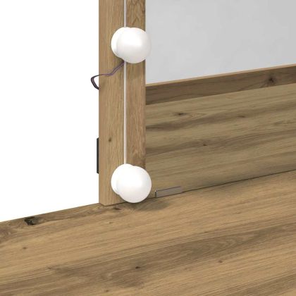 Тоалетка дъб артизан 100 x 40 x 130 см Инженерно дърво