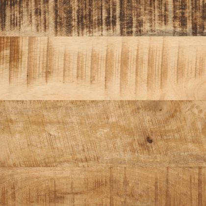 Стифиращи масички за кафе, 3 бр, мангово дърво масив и желязо