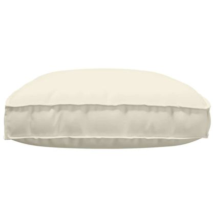 Възглавница за палетна седалка Крем 120 x 80 x 12 cm