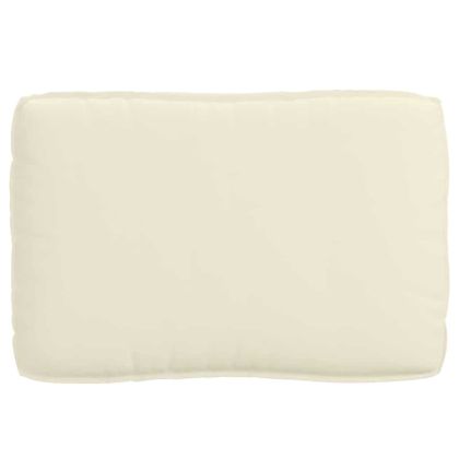 Възглавница за палетна седалка Крем 120 x 80 x 12 cm