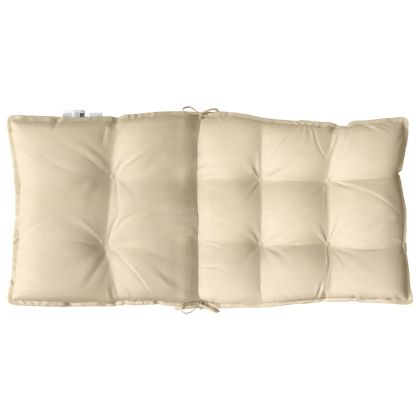 Възглавници за стол ниска облегалка 4 бр бежови Оксфорд плат