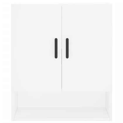 Стенен шкаф, бял, 60x31x70 см, инженерно дърво