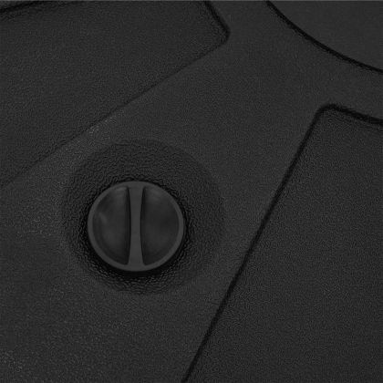 Комплект основа за чадър 2 pcs Черно 88 x 88 x 19 см Пластмаса