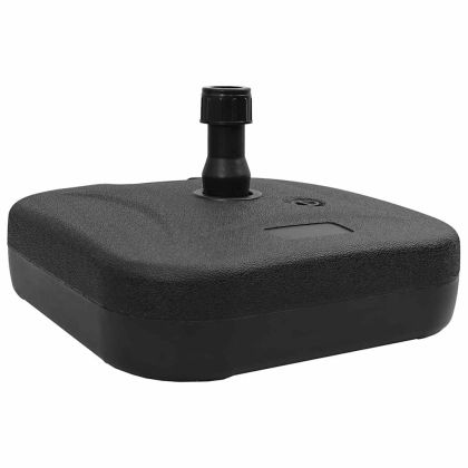 База за парасол на открито Черно 45 x 45 x 29.5 см Пластмаса