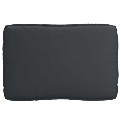 Възглавница за палетна седалка Черно 120 x 80 x 12 cm