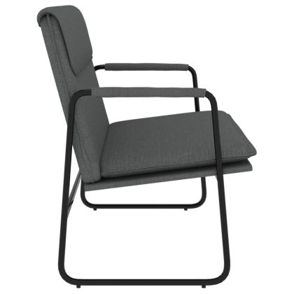 Пейка, тъмносива, 100x64x80 см, текстил