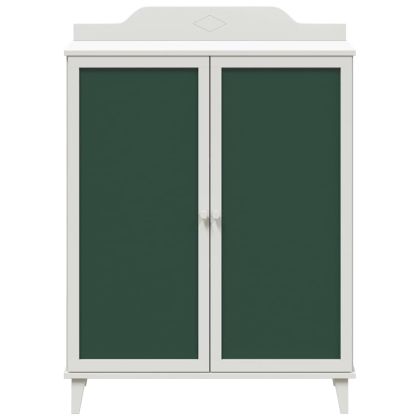 Сайдборд с дъска за писане Бяло 80 x 40 x 110 см