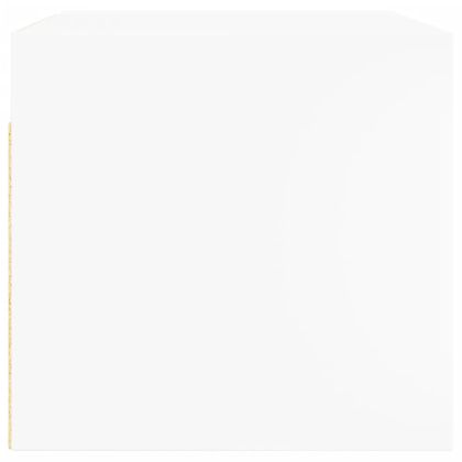 Стенни шкафове със стъклени врати 2 бр бяло 68,5x37x35 см